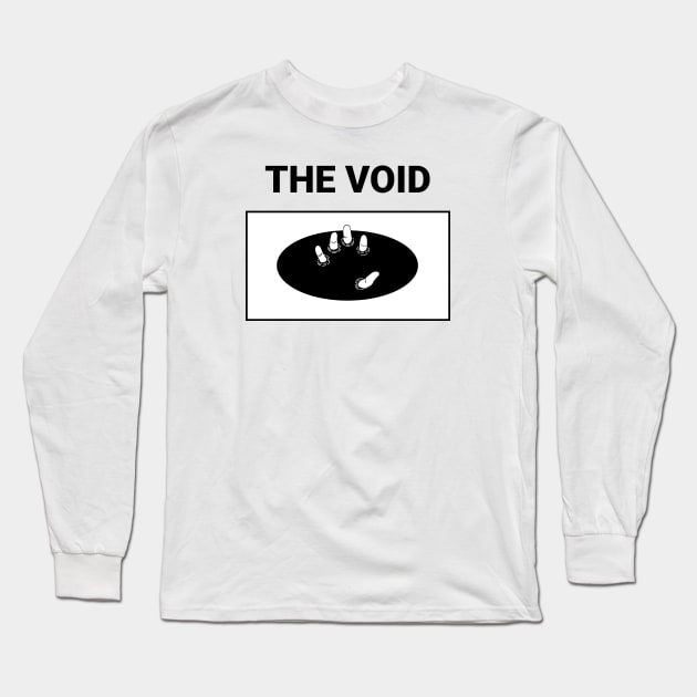 The Void - Illustration - White Long Sleeve T-Shirt by Vortexspace